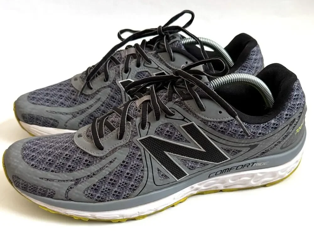 New Balance 720v3 Running Walking Sneakers Gray Yellow Size 11.5 Regular